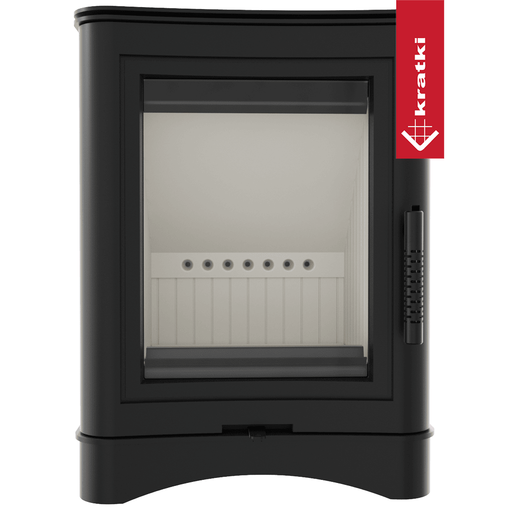 Kratki Kaminofen aus Stahl KRATKI K5 Ø 150 7 kW