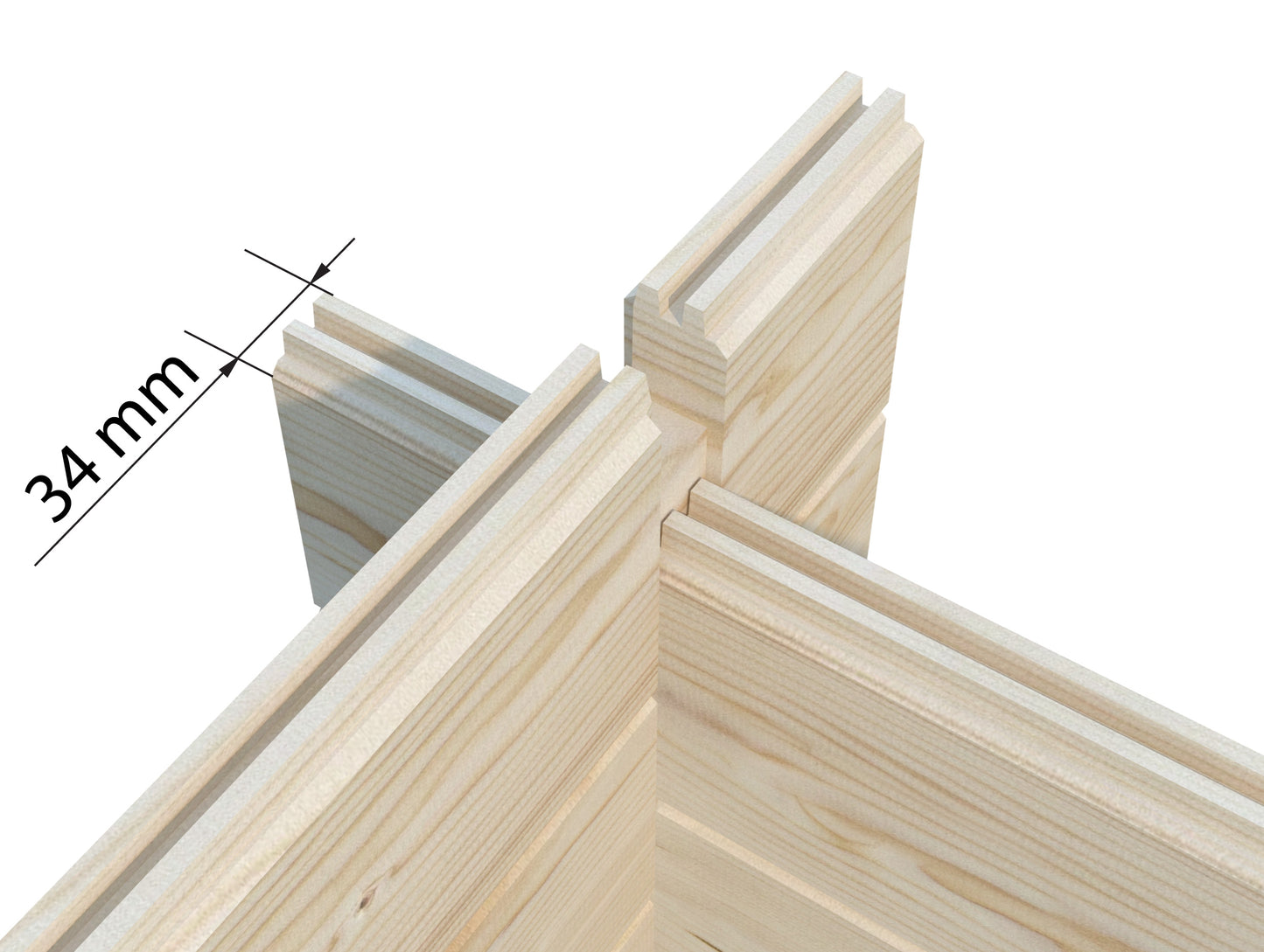 Palmako Emma 14,2 m2 - Grau tauchgrundiert