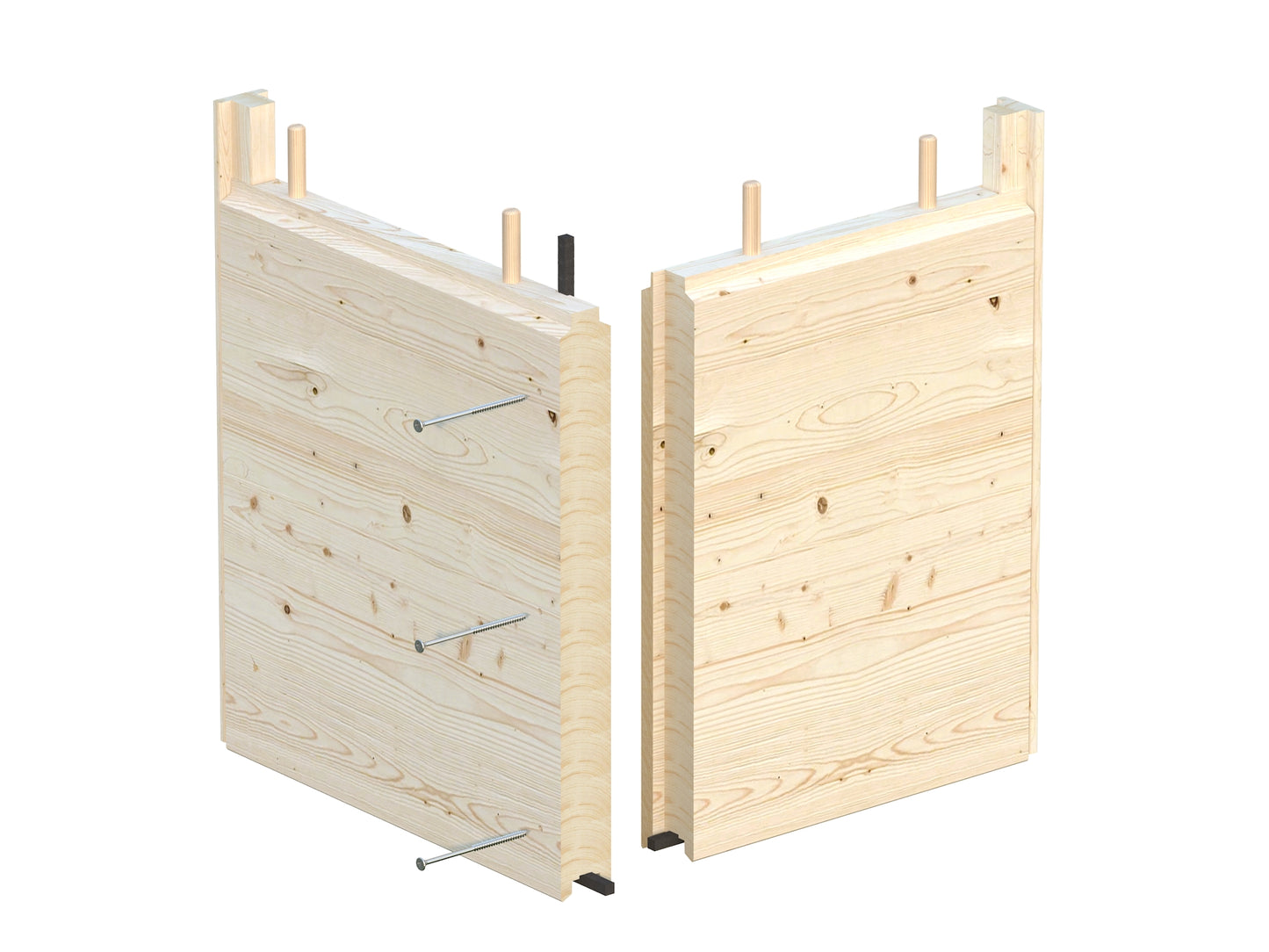 Palmako Grace Sauna 5,3 m2 - Lackiert dunkelgrau RAL7012 + anthrazit RAL7016