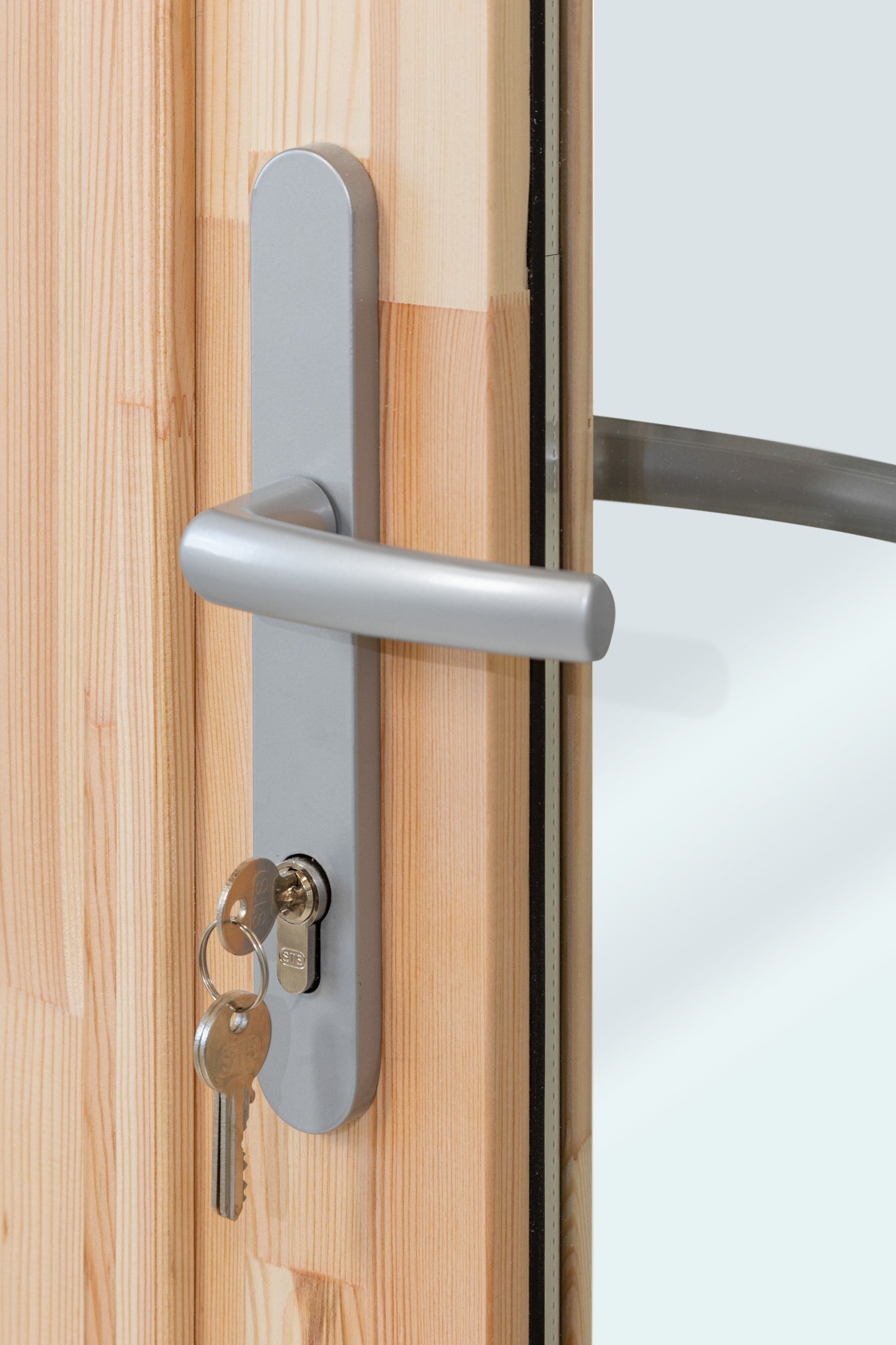 Palmako Grace 8,1+4,1 m2 - Lackiert dunkelgrau RAL7012 + weiß RAL9016