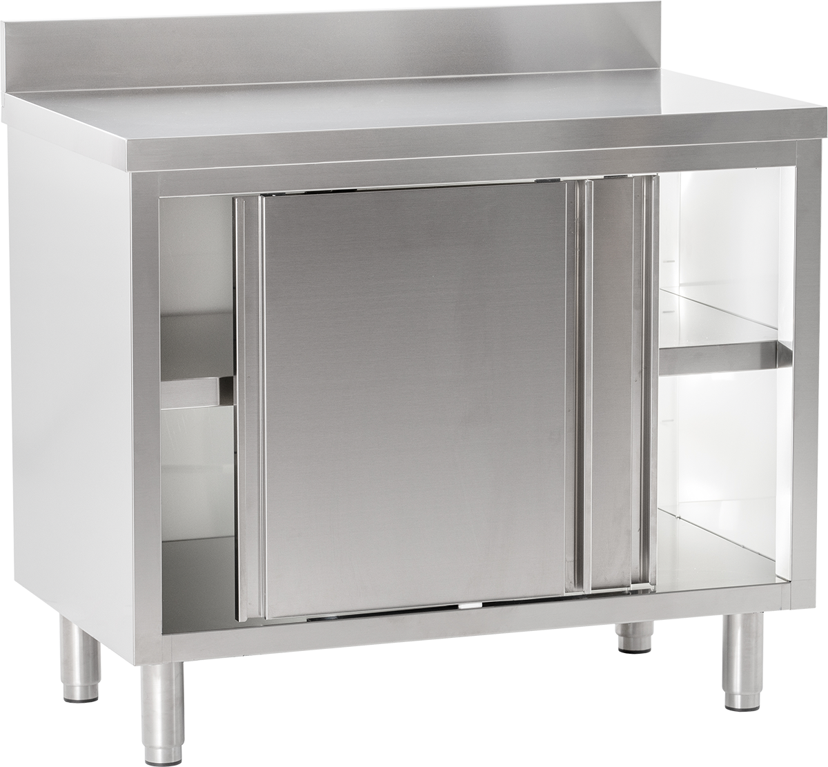 KBS Gastrotechnik Arbeitsschrank mit Aufkantung B 140cm x T 60cm