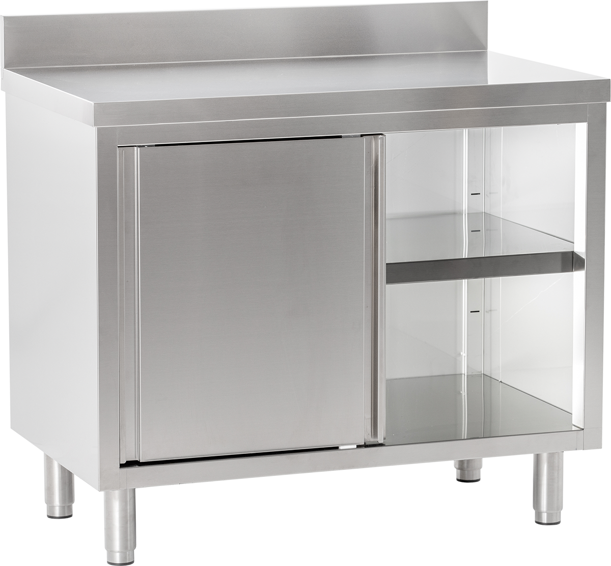 KBS Gastrotechnik Arbeitsschrank mit Aufkantung B 180cm x T 60cm