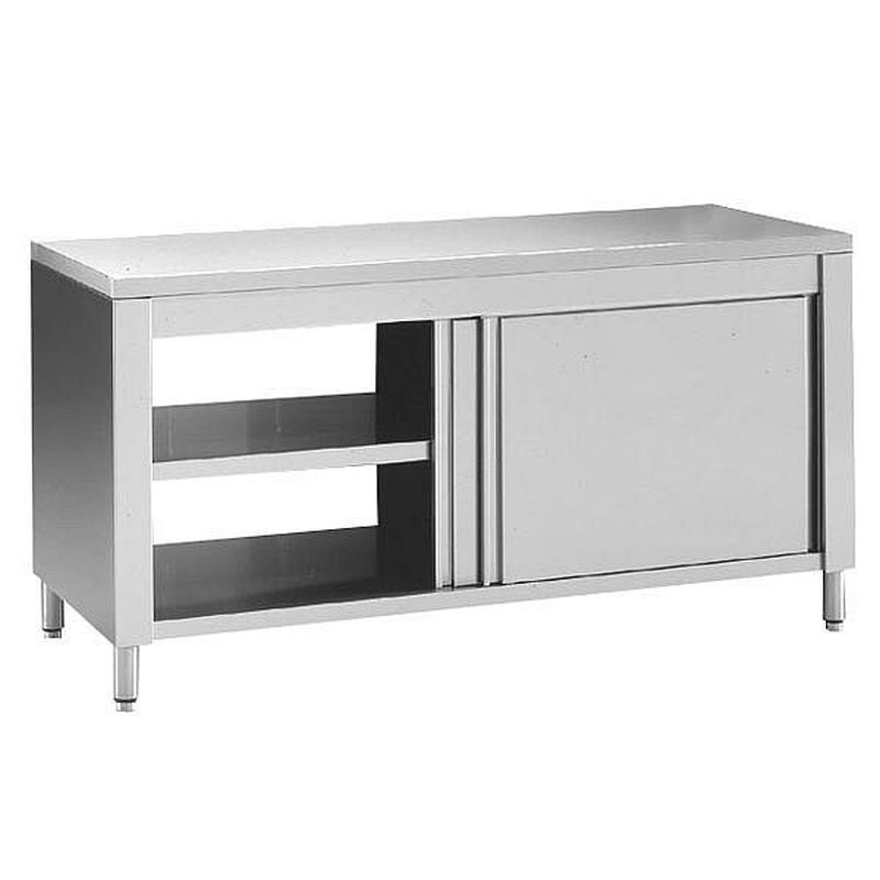 KBS Gastrotechnik Durchreicheschrank ohne Aufkantung B 150cm x T 70cm