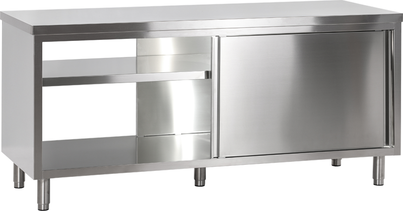 KBS Gastrotechnik Durchreicheschrank ohne Aufkantung B 180cm x T 70cm