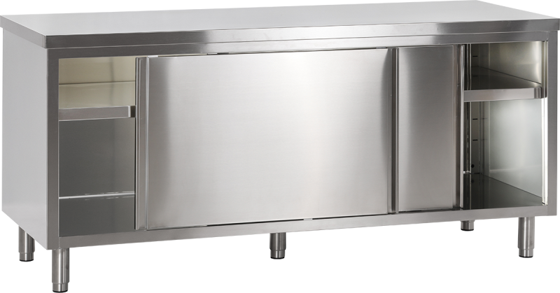 KBS Gastrotechnik Durchreicheschrank ohne Aufkantung B 120cm x T 60cm
