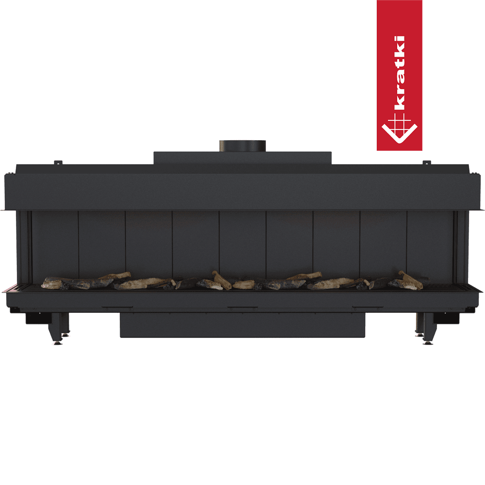 Kratki Gaskamin KRATKI LEO 200 dreiseitig Erdgas ? 130/200 15 kW