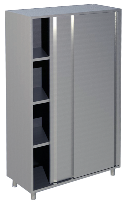 KBS Gastrotechnik Geschirrschrank mit 2 Schiebetüren B 120cm Höhe 180cm