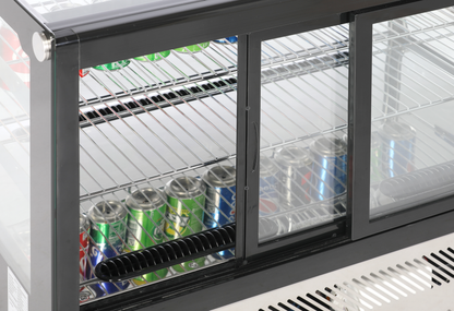 KBS Gastrotechnik Aufsatz-Kühlvitrine VKV 170 170 mit 2 Etagen