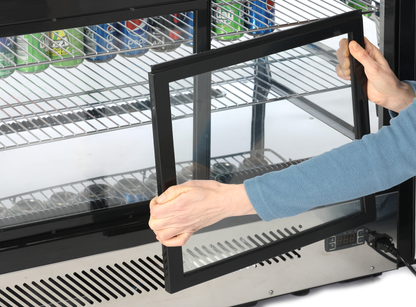 KBS Gastrotechnik Aufsatz-Kühlvitrine VKV 170 170 mit 2 Etagen