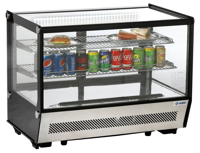 KBS Gastrotechnik Aufsatz-Kühlvitrine VKV 170 170 mit 2 Etagen