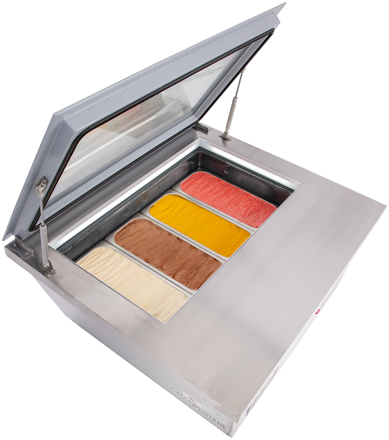 KBS Gastrotechnik Aufsatzvitrine für Speiseeis ASV 14 Eis