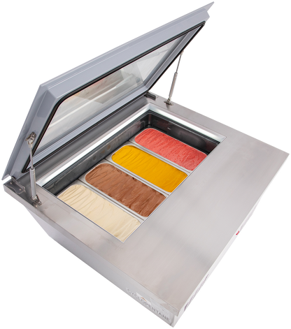 KBS Gastrotechnik Aufsatzvitrine für Speiseeis ASV 14 Eis