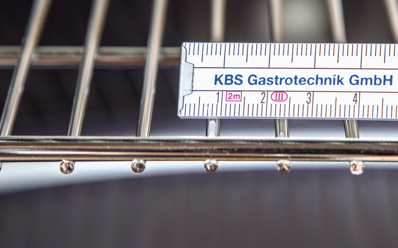 KBS Gastrotechnik Tischkühlvitrine RT-78 G LED (schwarz)