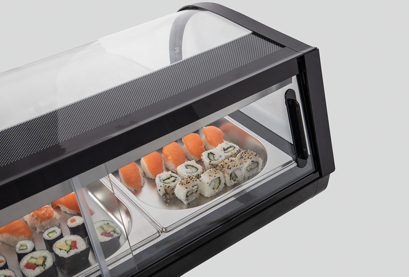 KBS Gastrotechnik Belegstation Sushi 1200 für 4x GN 1/3