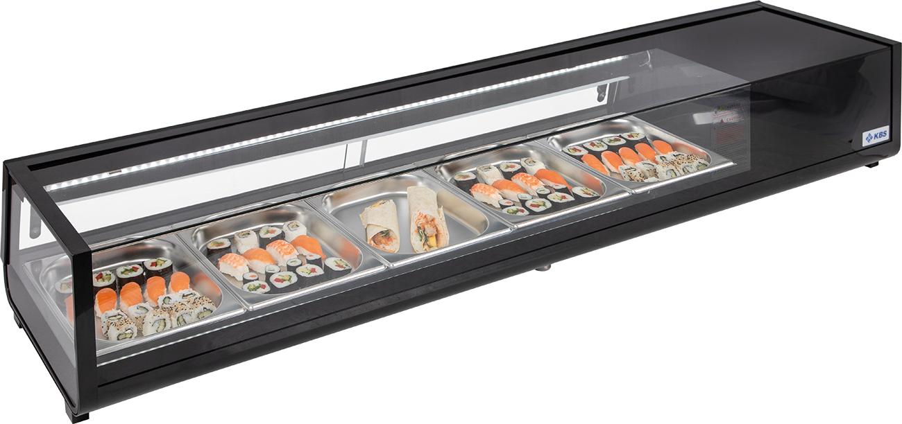 KBS Gastrotechnik Belegstation Sushi 1810 für 5x GN 1/2