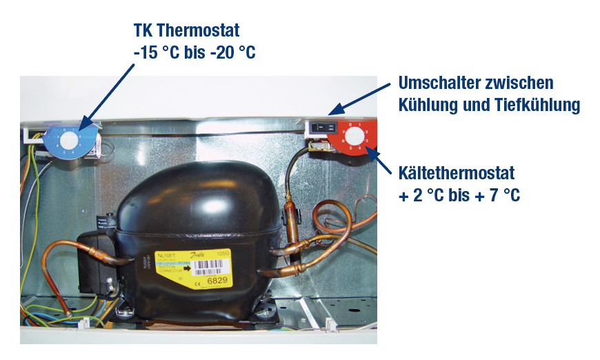 KBS Gastrotechnik Kühltruhe AL50 umschaltbar auf Tiefkühltruhe mit Schiebedeckeln