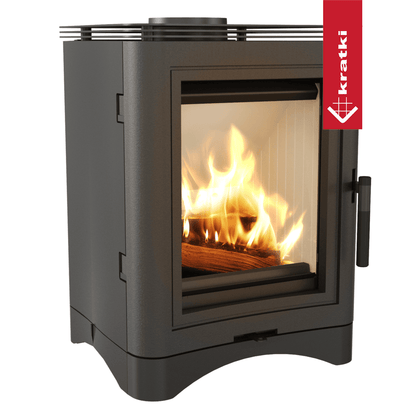 Kratki Gußeisen Kaminofen EKO KRATKI K5 7 kW Ø 150 mit Zubehör