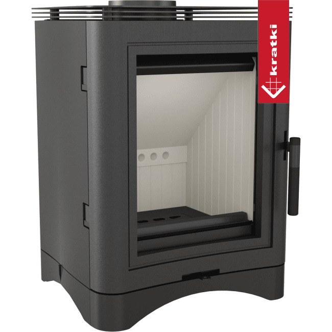 Kratki Gußeisen Kaminofen EKO KRATKI K5 7 kW Ø 150 mit Zubehör