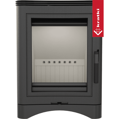 Kratki Gußeisen Kaminofen EKO KRATKI K5 7 kW Ø 150 mit Zubehör