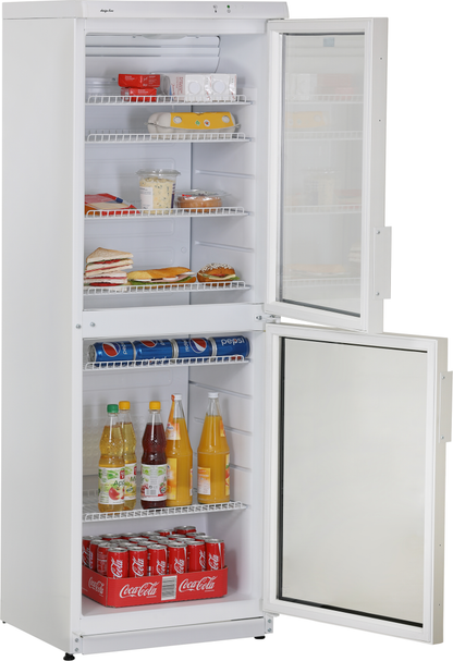 KBS Gastrotechnik Glastürkühlschrank CD 350 mit 2 Türen