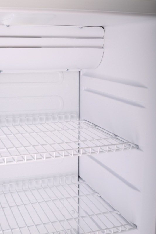 KBS Gastrotechnik Glastürkühlschrank CD 350 schwarz mit Schloss