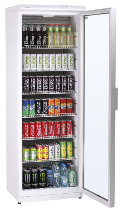 KBS Gastrotechnik Glastürkühlschrank CD 350 weiß