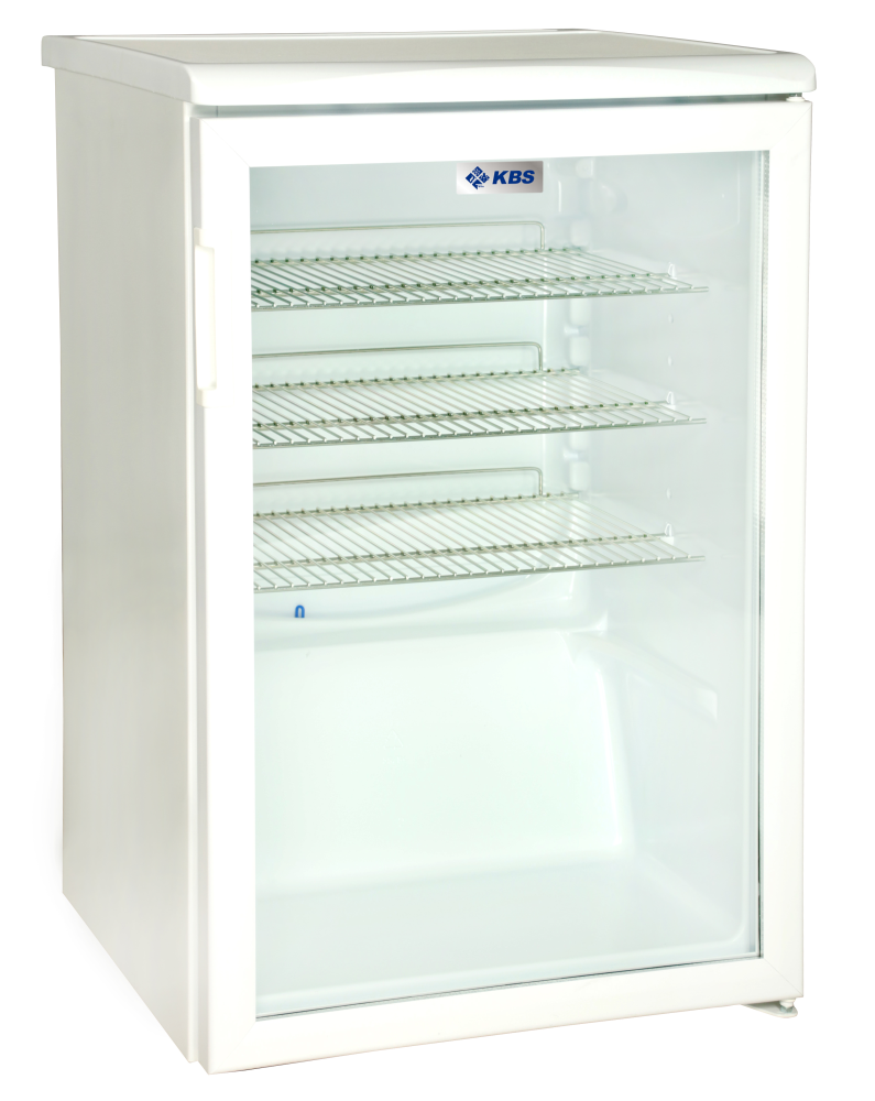 KBS Gastrotechnik Glastürkühlschrank K 140G weiß