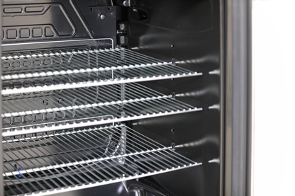 KBS Gastrotechnik Glastürkühlschrank K 140G schwarz