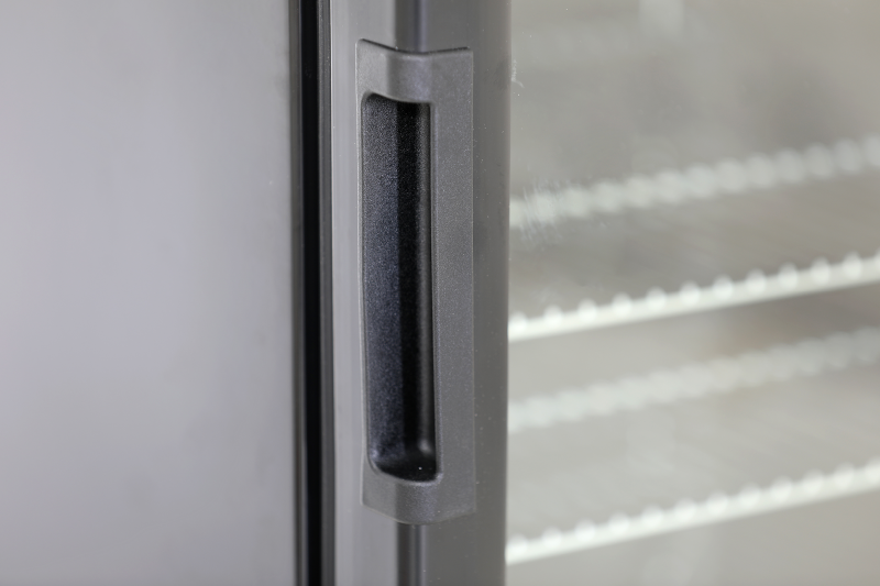 KBS Gastrotechnik Glastürkühlschrank K 140G schwarz