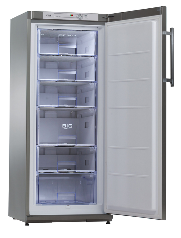 KBS Gastrotechnik Tiefkühlschrank TK 221 silver