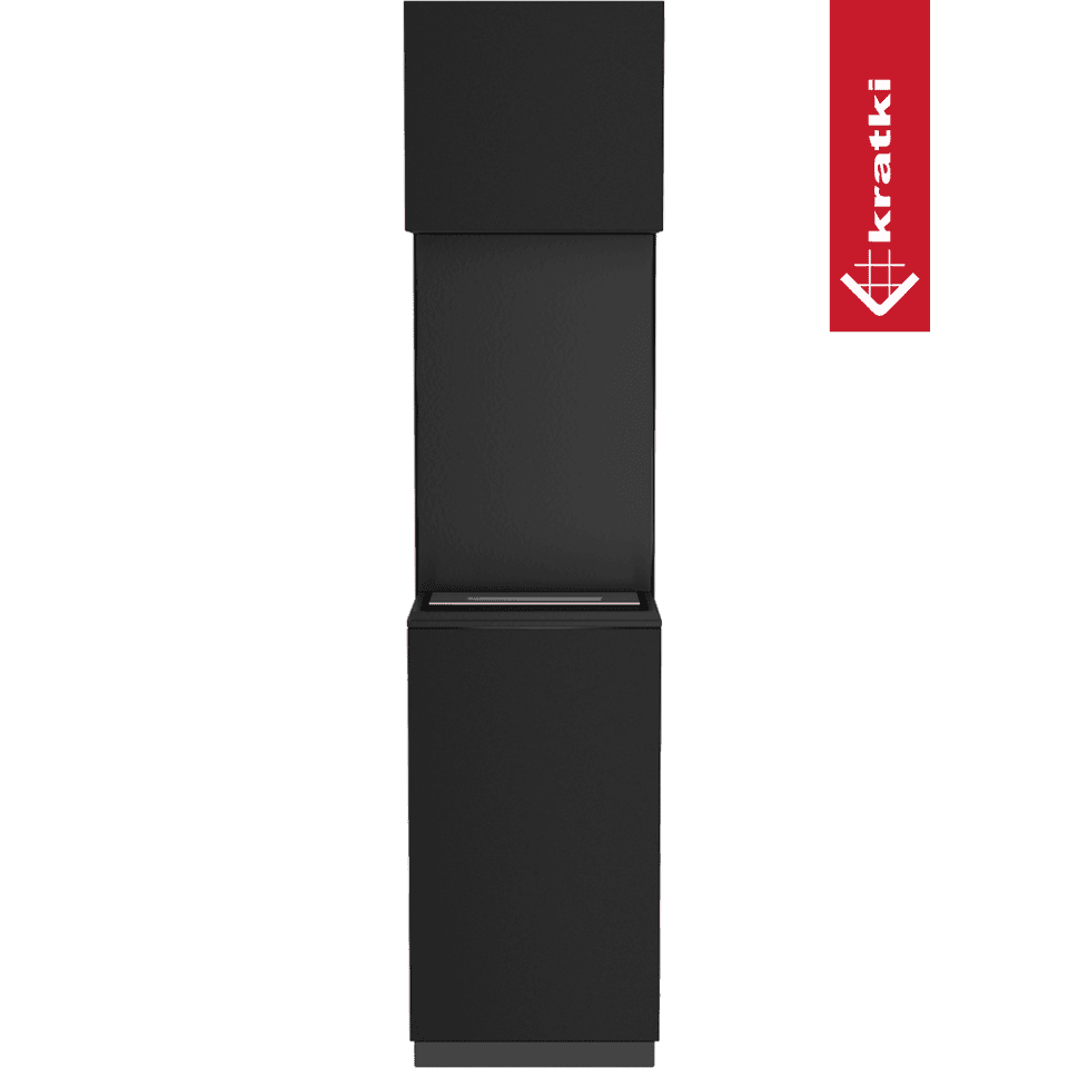 Kratki Portal Bioethanolkamin SIERRA TÜV schwarz Set