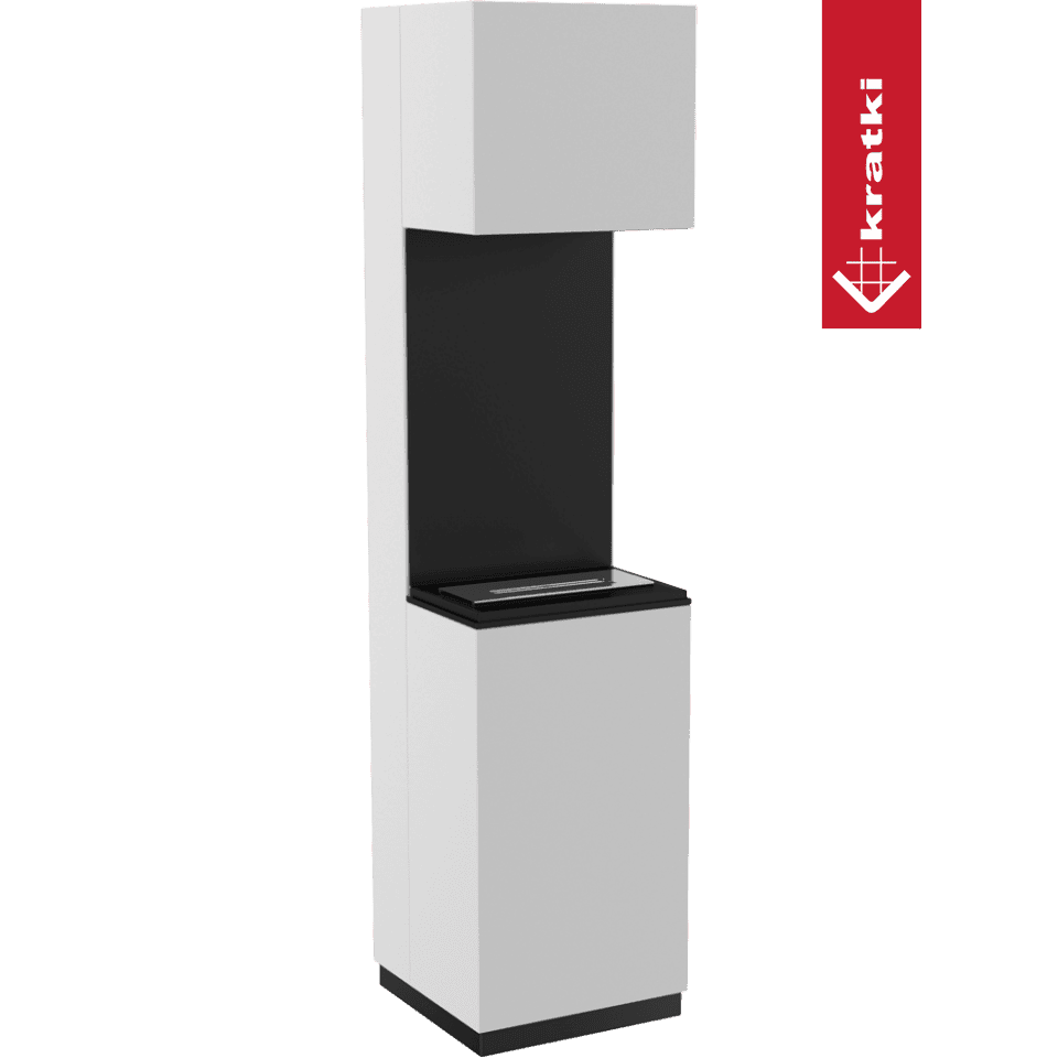 Kratki Portal Bioethanolkamin SIERRA TÜV mit Verglasung Set