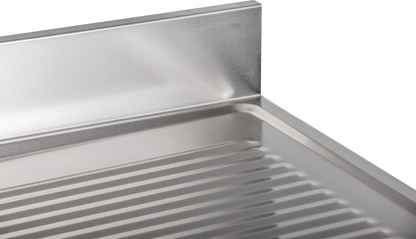 KBS Gastrotechnik Spülschrank mit Schiebetüren B 120cm - Becken rechts