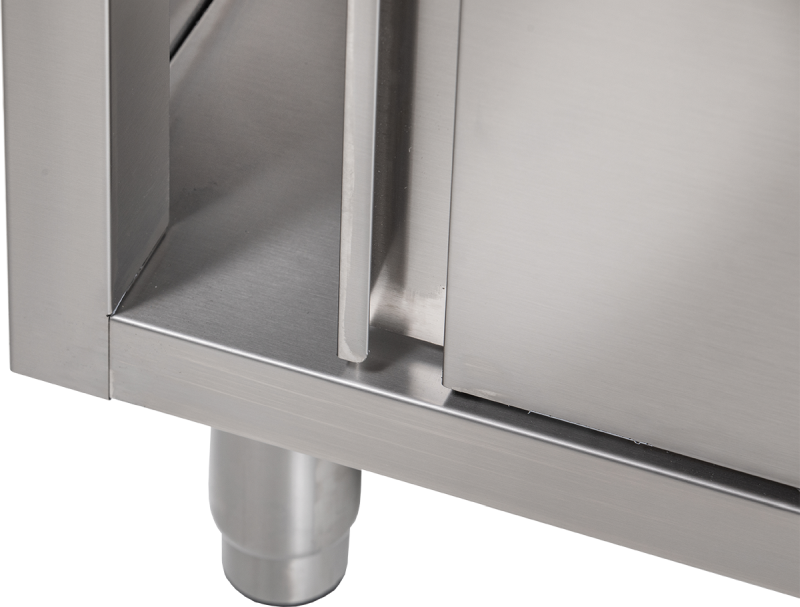 KBS Gastrotechnik Spülschrank mit Schiebetüren B 160cm 2 - Becken links