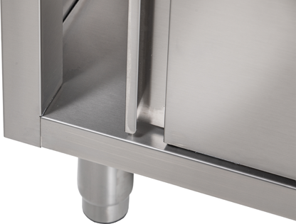 KBS Gastrotechnik Spülschrank mit Schiebetüren B 160cm 2 - Becken links