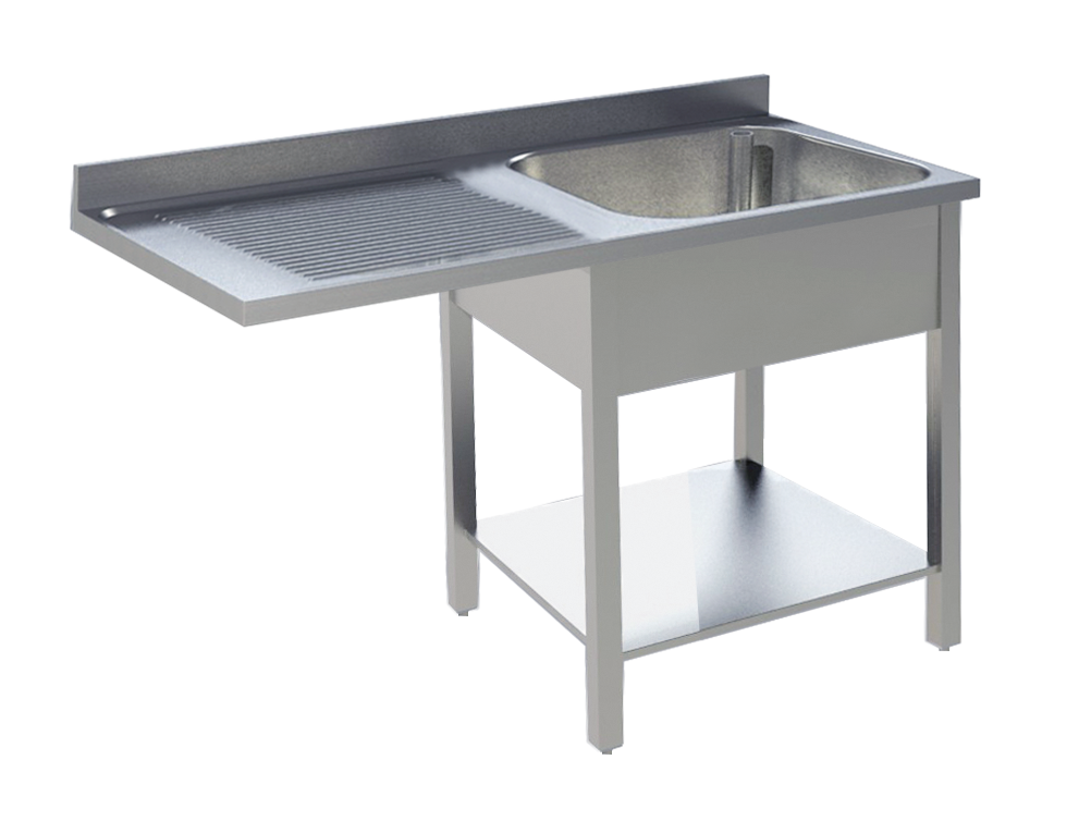 KBS Gastrotechnik Spülcenter 1 Becken rechts Breite 120cm
