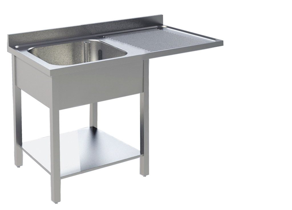 KBS Gastrotechnik Spülcenter B 120cm -1 Becken links