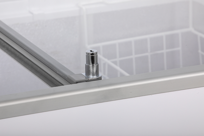 KBS Gastrotechnik Eiscreme Impuls-Tiefkühltruhe D 401 mit Glasschiebedeckel