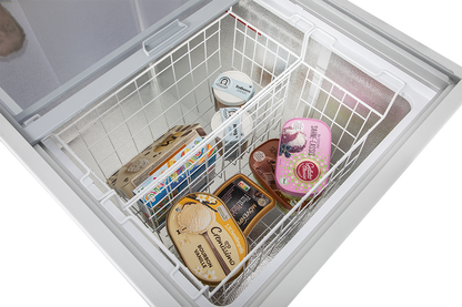 KBS Gastrotechnik Eiscreme Impuls-Tiefkühltruhe D 200 mit Glasschiebedeckel