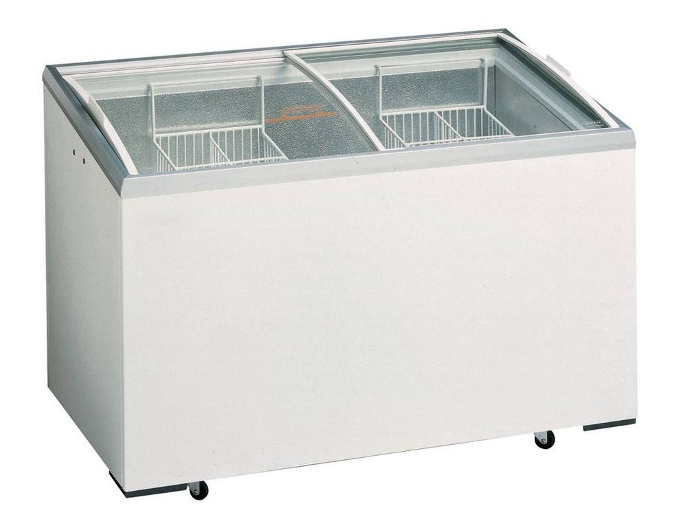 KBS Gastrotechnik Eiscreme Impuls-Tiefkühltruhe D 401 mit Glasschiebedeckel