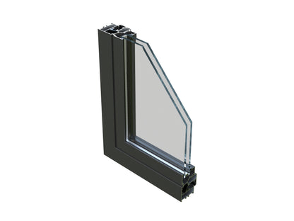 Palmako Aurelia 19,2 m2 - Lackiert dunkelgrau RAL7012 + anthrazit RAL7016