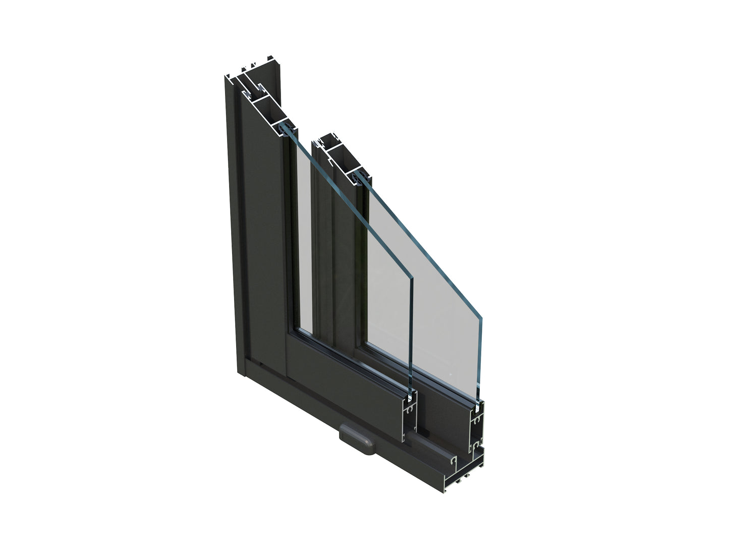 Palmako Lumi 11,6 m2 Slide - Lackiert weiß RAL9016