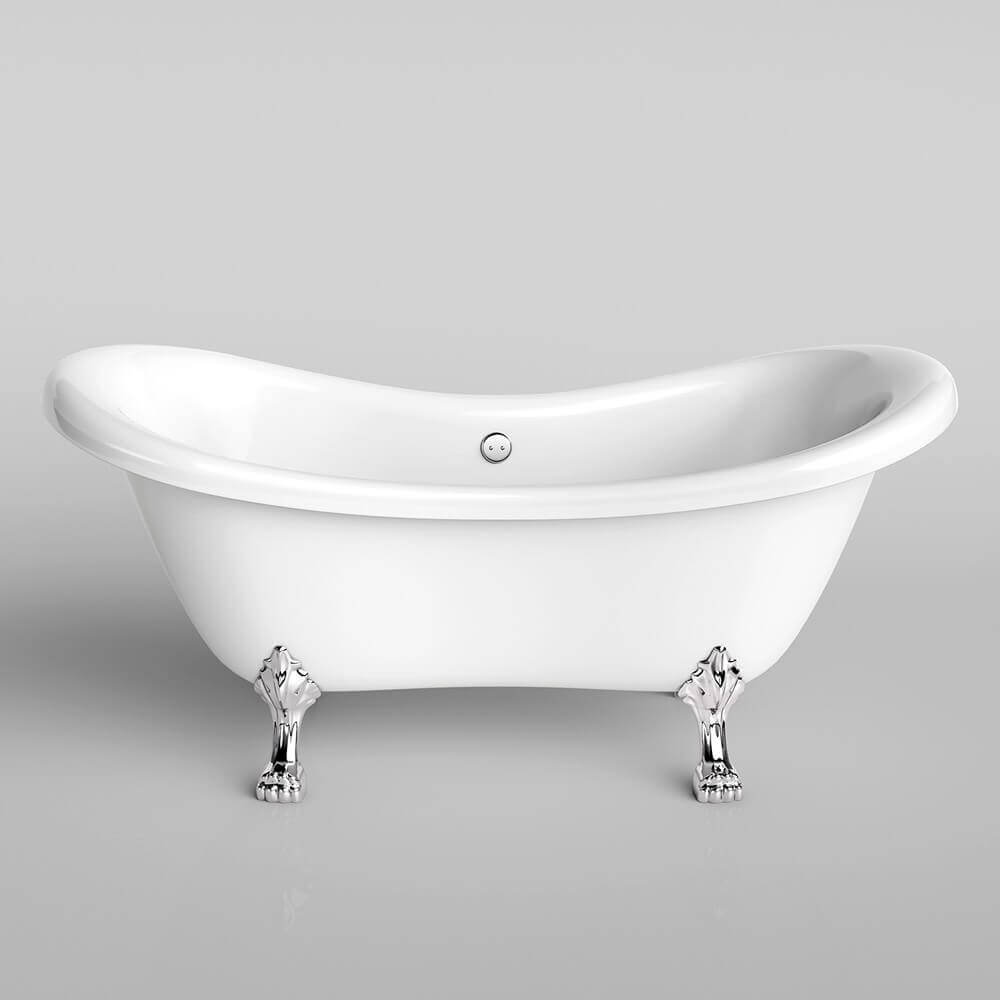 Home Deluxe Freistehende Badewanne FAMA - 176 x 74 cm