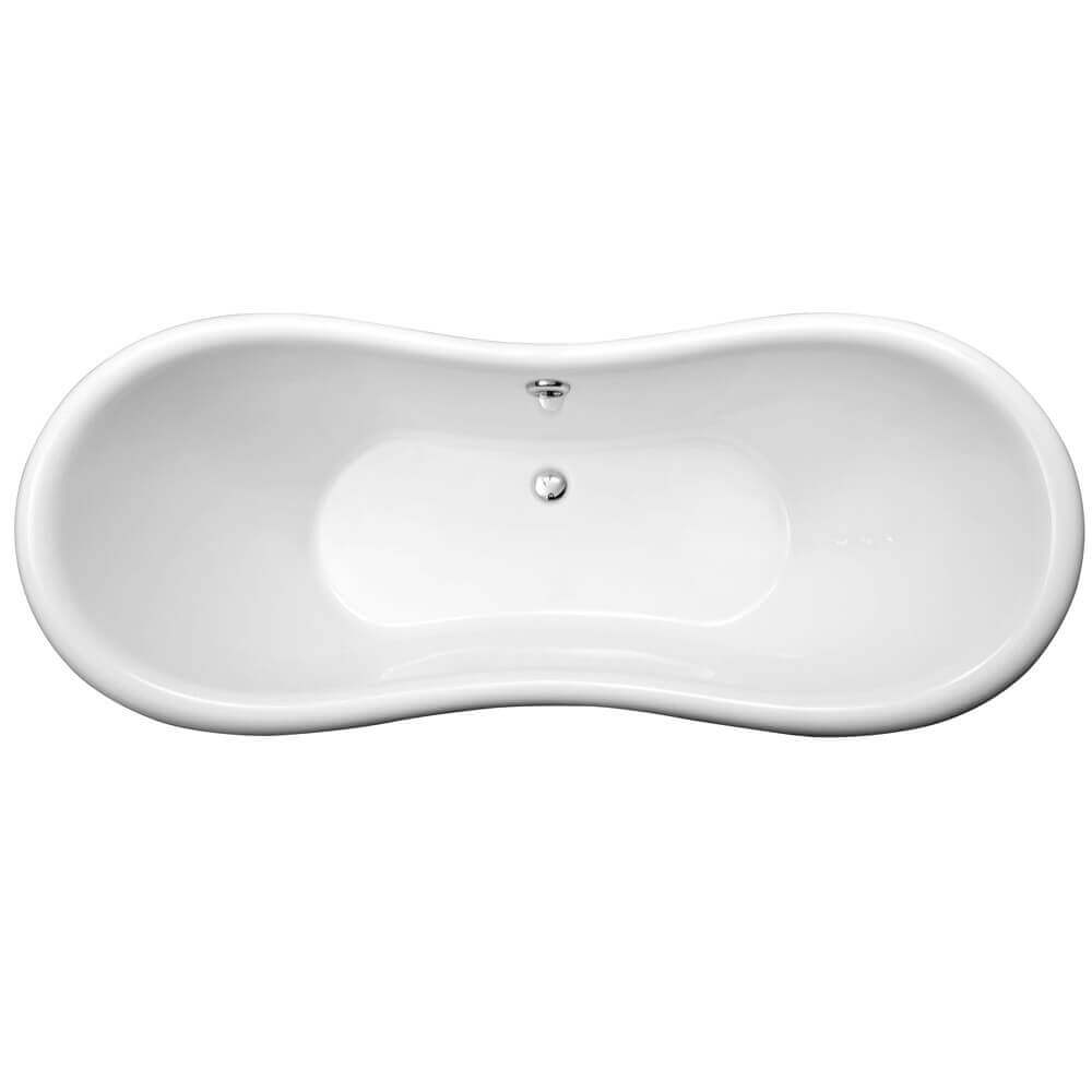 Home Deluxe Freistehende Badewanne FAMA - 176 x 74 cm
