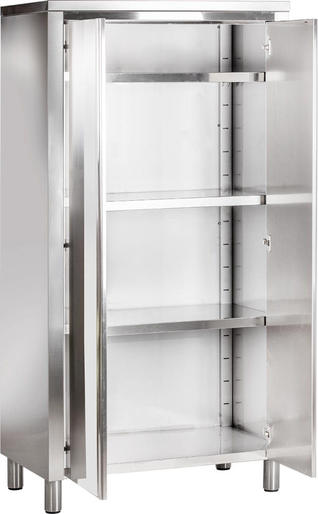 KBS Gastrotechnik Geschirrschrank mit 2 Flügeltüren B 100cm, T70cm