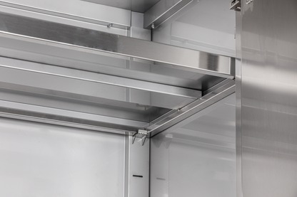 KBS Gastrotechnik Geschirrschrank Breite 70cm Höhe 150cm mit Flügeltür