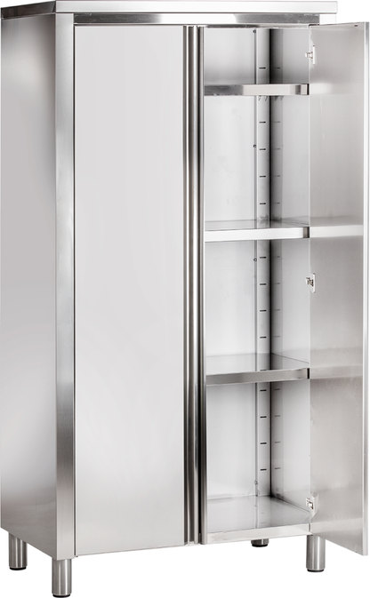 KBS Gastrotechnik Geschirrschrank Breite 70cm Höhe 150cm mit Flügeltür
