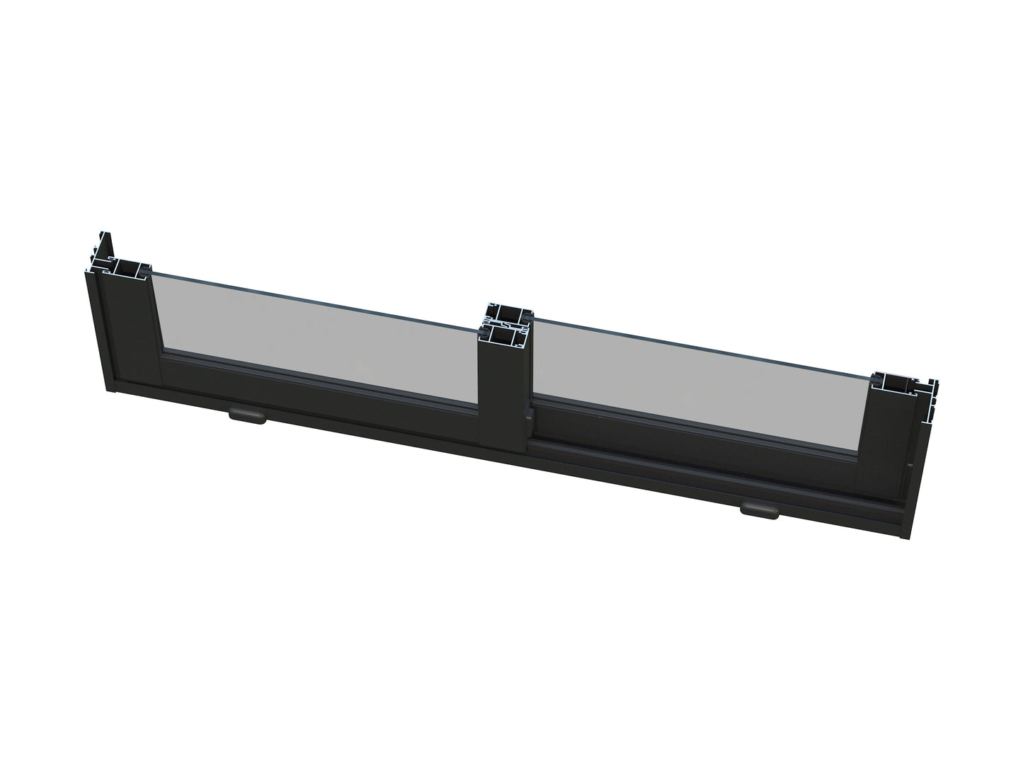 Palmako Serena 12,6 m2 Set 1 Slide - Lackiert hellgrau RAL7042