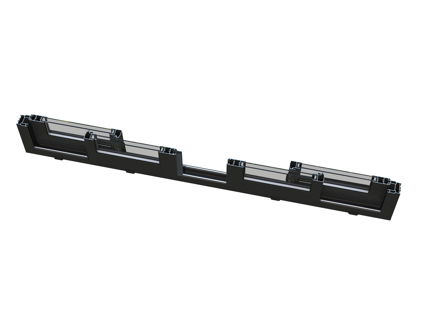 Palmako Serena 12,6 m2 Set 1 Slide Plus - Grau tauchgrundiert