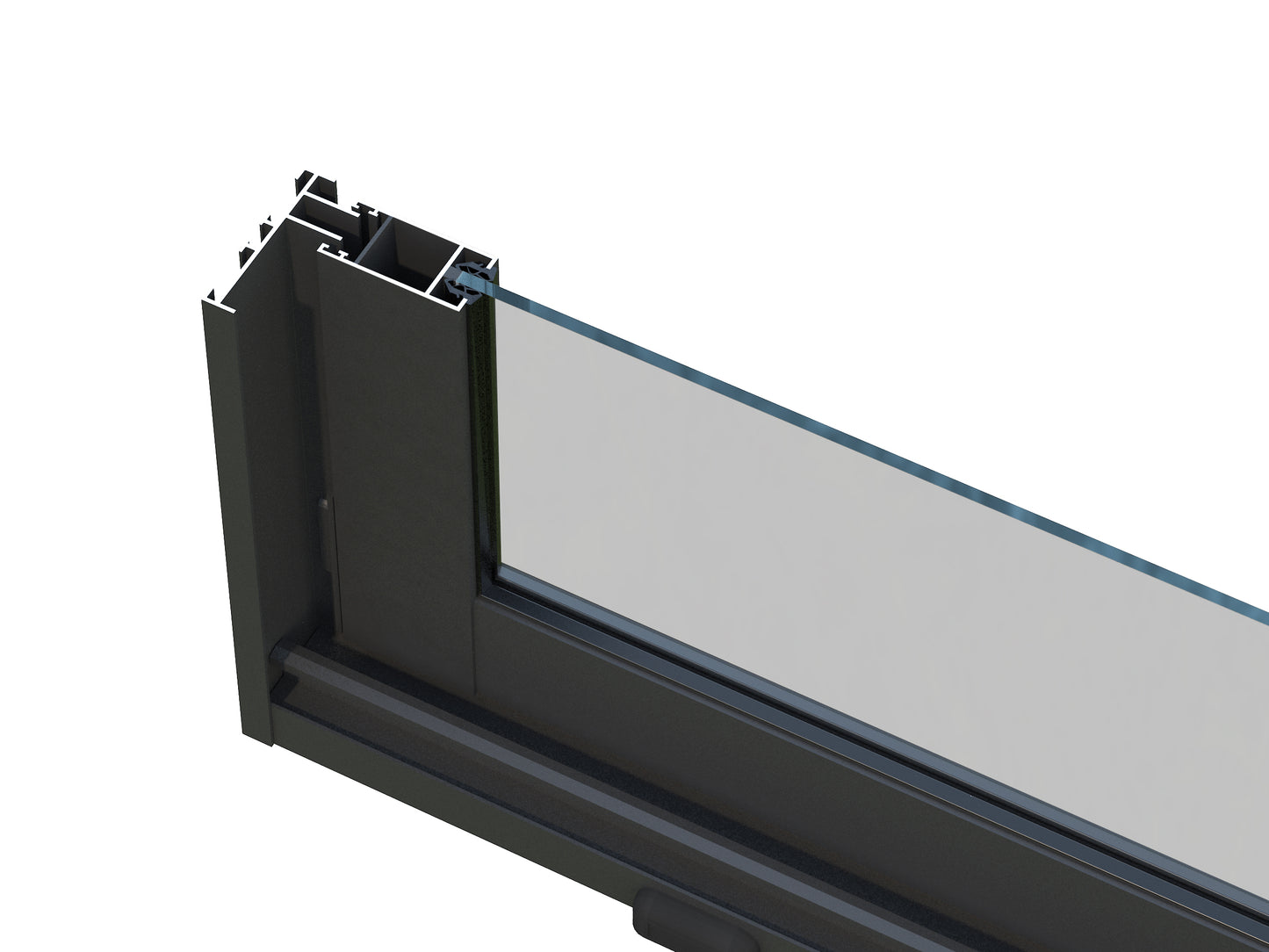 Palmako Serena 12,6 m2 Set 2 Slide - Lackiert hellgrau RAL7042